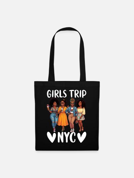 NYC Girls Trip - Stoffbeutel - Schwarz
