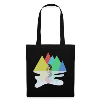 Bear Riding A Bike - Tote Bag - black - Front