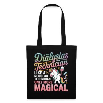 Magic Dialysis Technician Unicorn - Tote Bag - black - Front