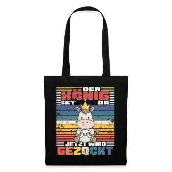 Game King computer game - Tote Bag - black - Front