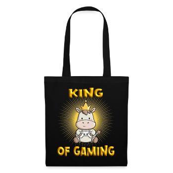 game junkie gaming - Stoffbeutel - Schwarz - Vorne