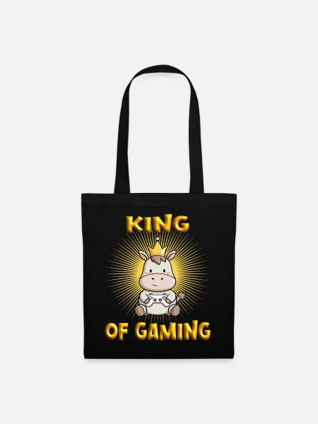 game junkie gaming - Stoffbeutel - Schwarz