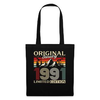 35e anniversaire Original janvier 1991 - Sac en tissu - noir - Devant