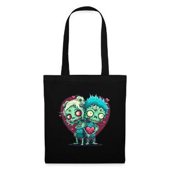 Valentine Zombie Love - Tote Bag - black - Front