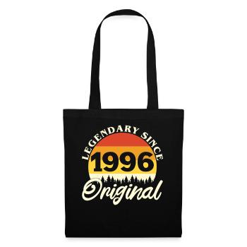1996 Vintage Retro Original Birthday Gift - Tote Bag - black - Front