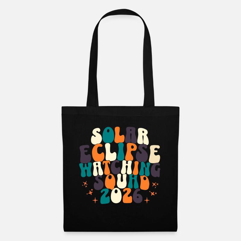 Solar Eclipse Watching Squad 2026 - Tote Bag - black