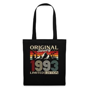 33e anniversaire Original janvier 1993 - Sac en tissu - noir - Devant