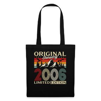 20th Birthday Original January Volume 2006 - Tote Bag - black - Front