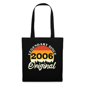 2006 Vintage Retro Original Birthday Gift - Tote Bag - black - Front
