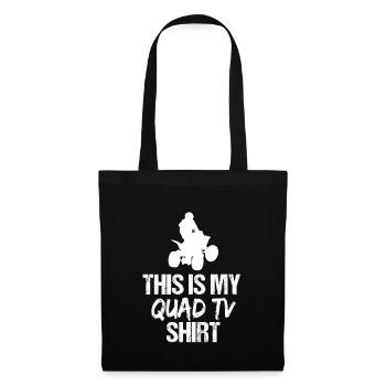 This Is My Quad TV Shirt ATV Offroad Rider - Tote Bag - black - Front