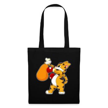 Tiger Boxer Punching Bag Boxing - Tote Bag - black - Front