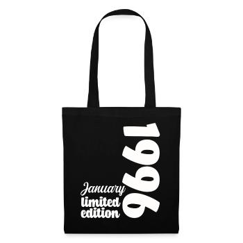 January 1996 Birthday Gift Vintage Retro - Tote Bag - black - Front