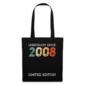 18e anniversaire Légendaire depuis 2008 - Sac en tissu - noir - Devant