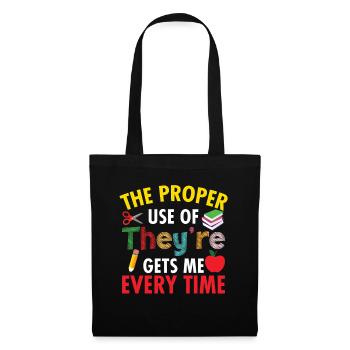  English Language Arts Teacher School Supplies ELA - Tote Bag - black - Front
