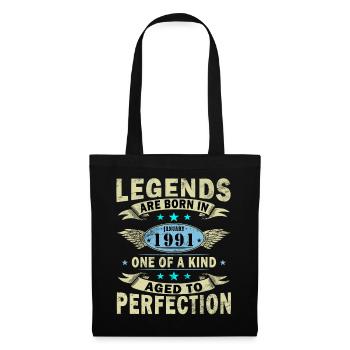 Légende du 35e anniversaire janvier 1991 - Sac en tissu - noir - Devant