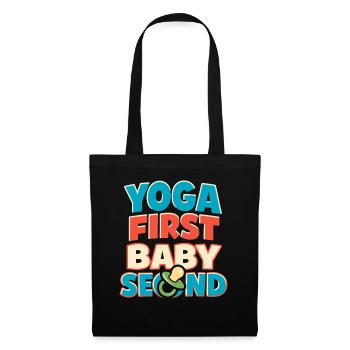 Prenatal Yoga Expectant Mother - Tote Bag - black - Front