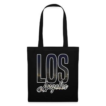 Los Angeles Skyline Lettering - Tote Bag - black - Front