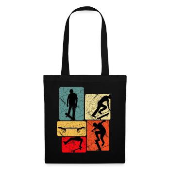 Skateboard Skating Skateboarding Skater Skate Fan - Tote Bag - black - Front