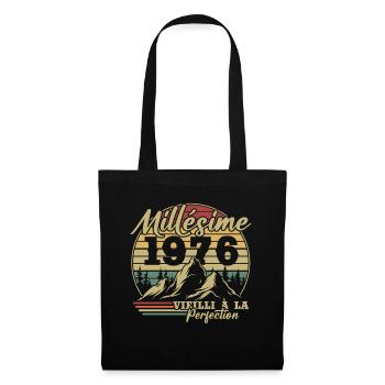 Millésime 1976 - Sac en tissu - noir - Devant