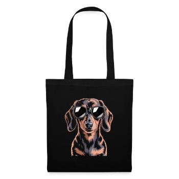 Dachshund - Tote Bag - black - Front