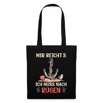 Island of Rügen I'VE HAD ENOUGH, I HAVE TO GO TO RÜGEN - Tote Bag - black - Front