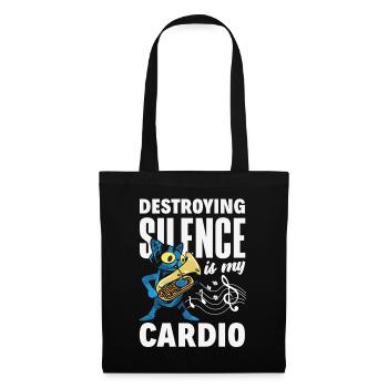 Vintage Euphonium Player - Tote Bag - black - Front
