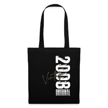 18th Birthday Shirt – Original 2008 Vintage Retro - Tote Bag - black - Front