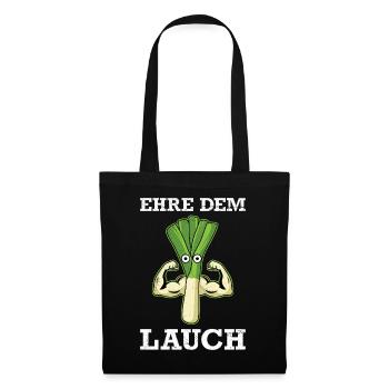Gewichtheber EHRE DEM LAUCH Lustiges - Stoffbeutel - Schwarz - Vorne