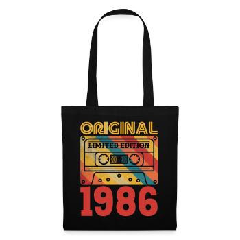 40e Anniversaire 40 ans Original 1986 Vintage - Sac en tissu - noir - Devant