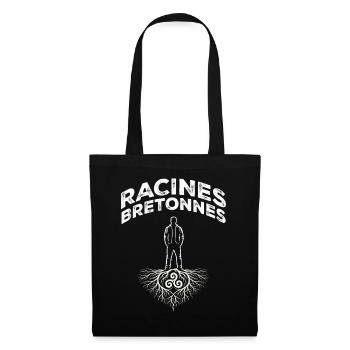 Brittany Breton Roots Triskell Identity - Tote Bag - black - Front
