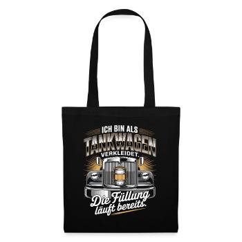 Carnival Disguised as a Tanker Truck Bachelor Party Costume Beer - Tote Bag - black - Front
