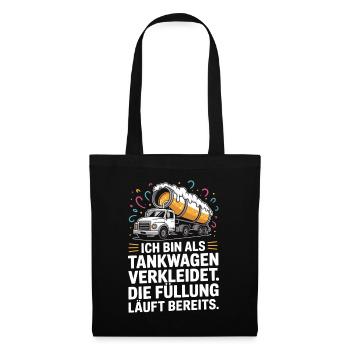 Carnival Disguised as a Tanker Truck Bachelor Party Costume Beer - Tote Bag - black - Front