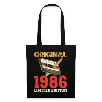 1986 40e Anniversaire 40 ans Original Vintage - Sac en tissu - noir - Devant