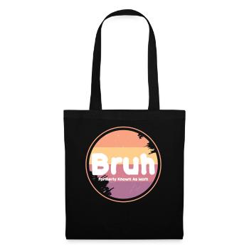 Bruh Retro Mom Logo - Tote Bag - black - Front