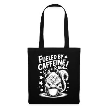 Coffee Sayings Caffeine Funny Coffee Gift - Tote Bag - black - Front