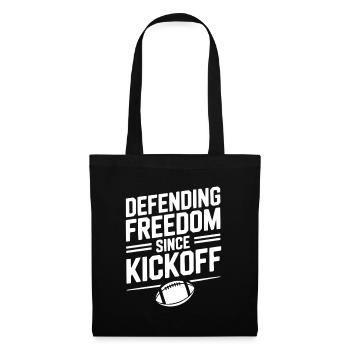 Defending Freedom Since Kickoff - Tote Bag - black - Front