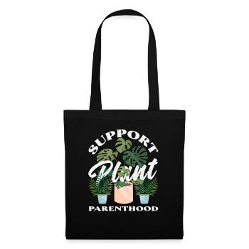 Soutien à la parentalité des plantes - Sac en tissu - noir - Devant