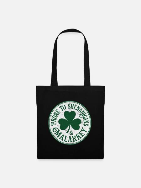 Lustige St.-Patrick's-Day-Eskapaden und Unsinn - Stoffbeutel - Schwarz