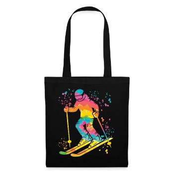 Ski alpin Sports d’hiver Ski nordique - Sac en tissu - noir - Devant