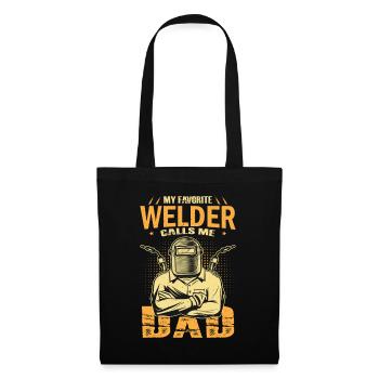 Welder Saying Gifts for Metalworkers - Tote Bag - black - Front