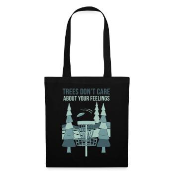 Trees Dont Care About Your Feelings Disc Golf - Tote Bag - black - Front