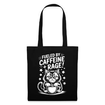 Coffee Sayings Caffeine Funny Coffee Gift - Tote Bag - black - Front