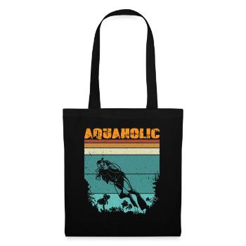 Retro Diver Design Vintage Saying - Tote Bag - black - Front