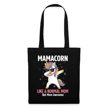 Mamacorn – La Maman Licorne Cool - Sac en tissu - noir - Devant