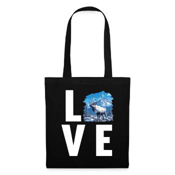 Renne Renne - Sac en tissu - noir - Devant