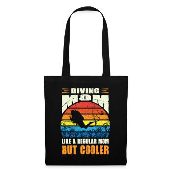 Diving Mom Outfit Funny Diver Gift - Tote Bag - black - Front