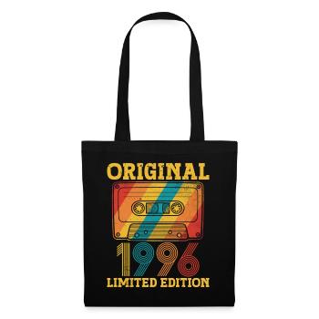 30e Anniversaire 30 ans 1996 Cadeau d'anniversaire - Sac en tissu - noir - Devant