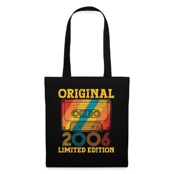20. Jubiläum 20 Jahre 2006 Geburtstagsgeschenk - Stoffbeutel - Schwarz - Vorne
