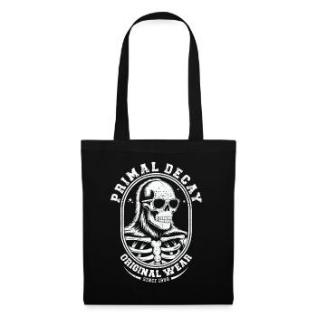 Skeleton Crest T-shirt - Tote Bag - black - Front