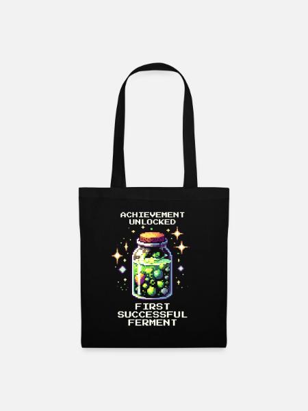 Ferment gelungen | Fermentieren & Vorrat - Stoffbeutel - Schwarz